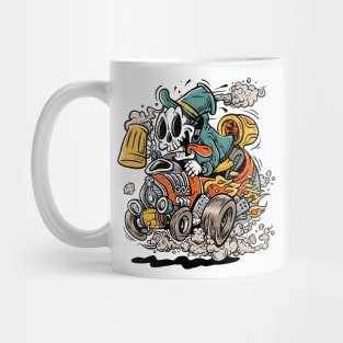 Skull Go Rider Beer Mug